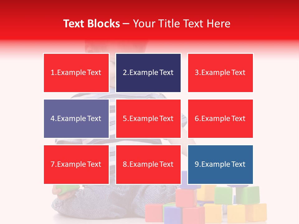 Small Boy White PowerPoint Template