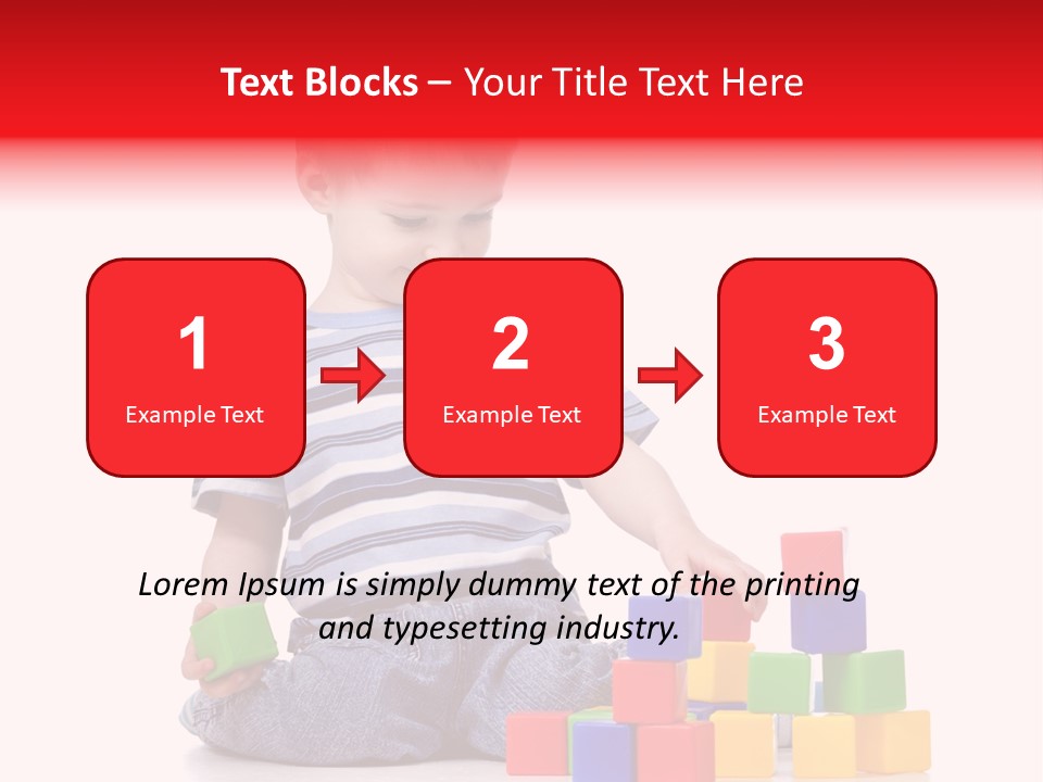 Small Boy White PowerPoint Template