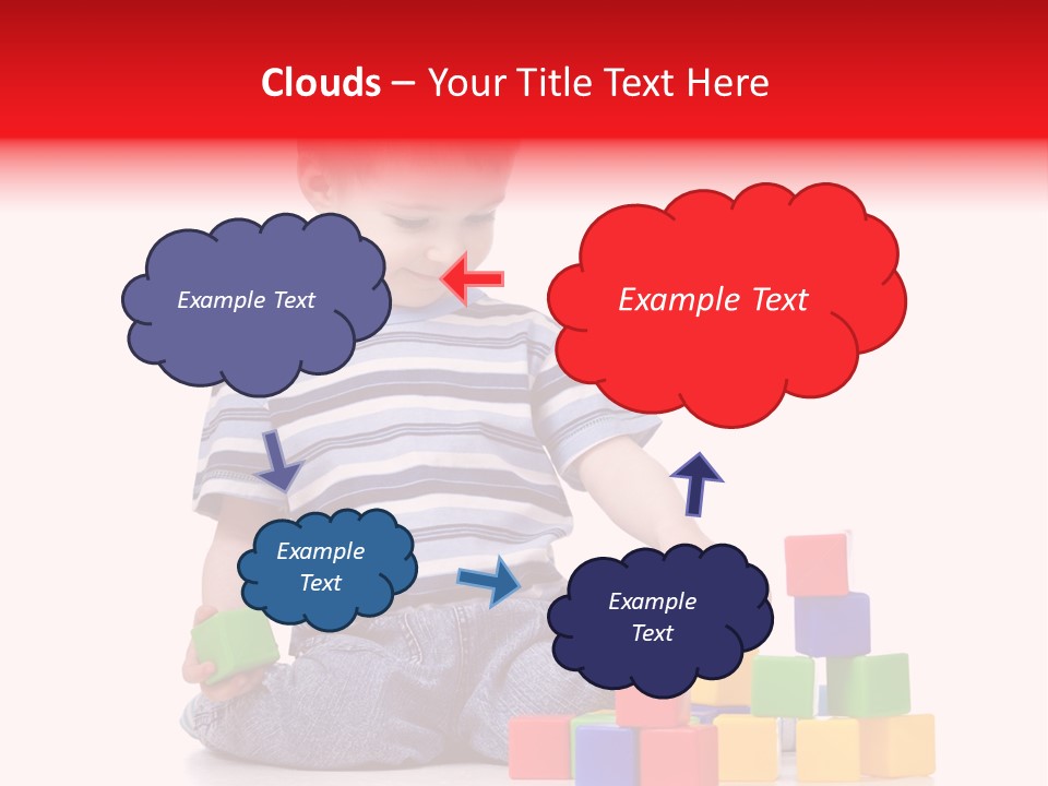 Small Boy White PowerPoint Template