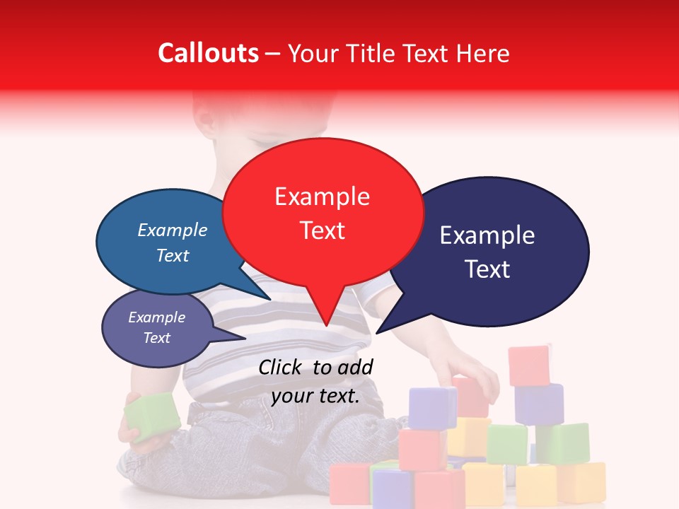 Small Boy White PowerPoint Template