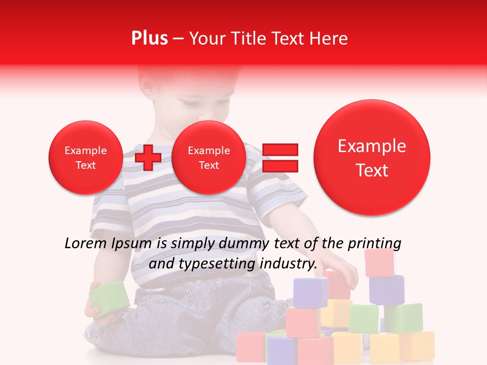 Small Boy White PowerPoint Template