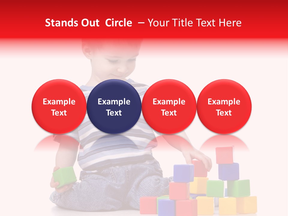 Small Boy White PowerPoint Template