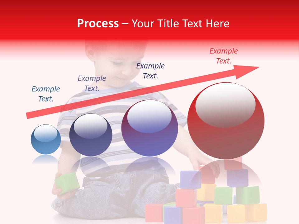 Small Boy White PowerPoint Template