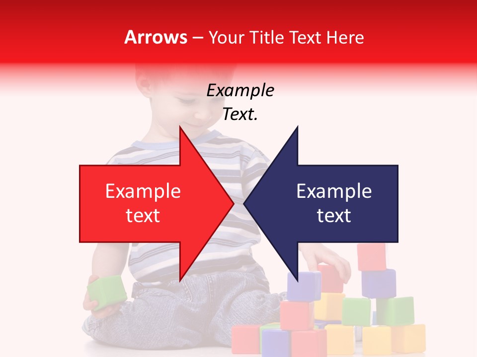 Small Boy White PowerPoint Template