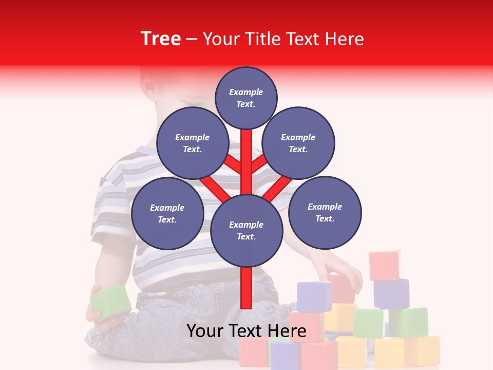 Small Boy White PowerPoint Template