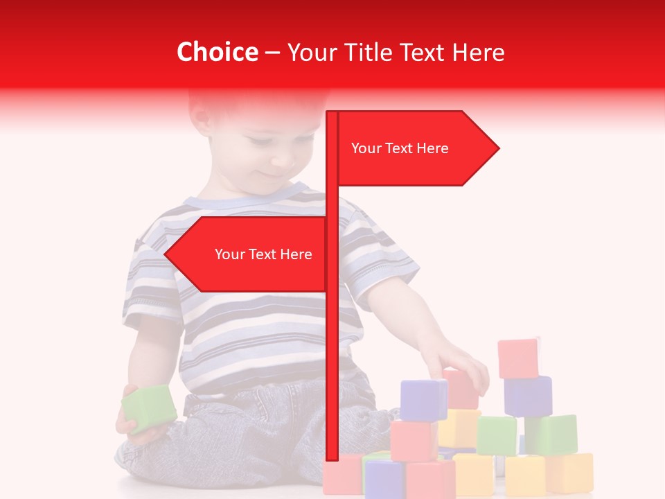 Small Boy White PowerPoint Template