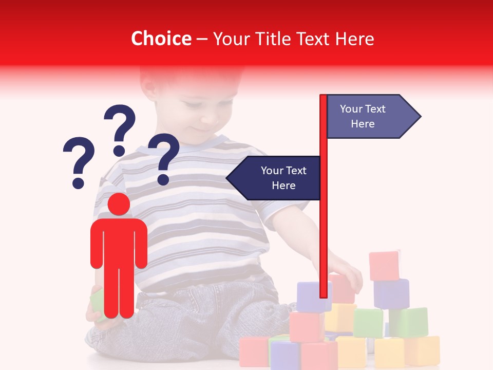 Small Boy White PowerPoint Template