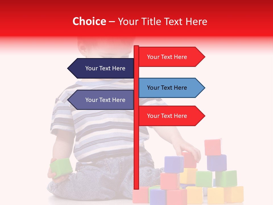 Small Boy White PowerPoint Template