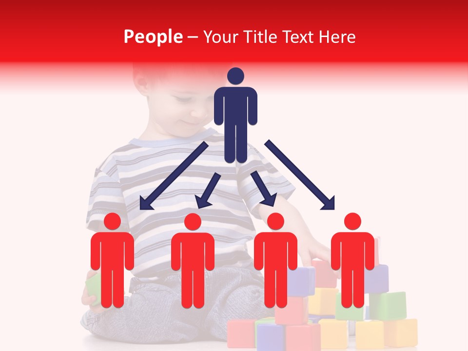 Small Boy White PowerPoint Template