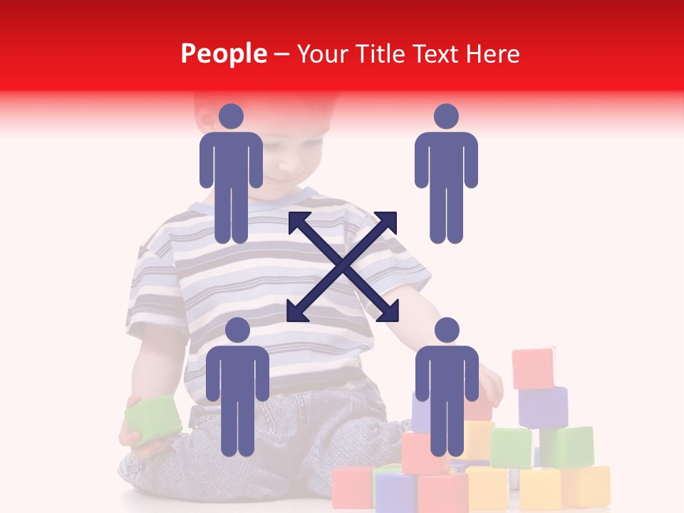 Small Boy White PowerPoint Template