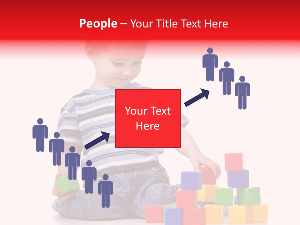 Small Boy White PowerPoint Template