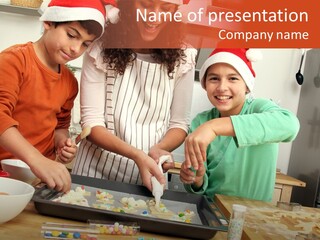 Cookie Dough Boys PowerPoint Template