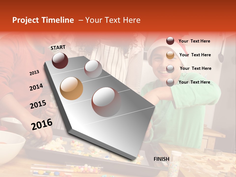 Cookie Dough Boys PowerPoint Template