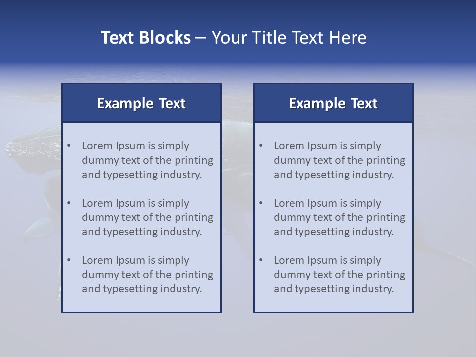 Humpbackwale Humpback Whale Orca PowerPoint Template