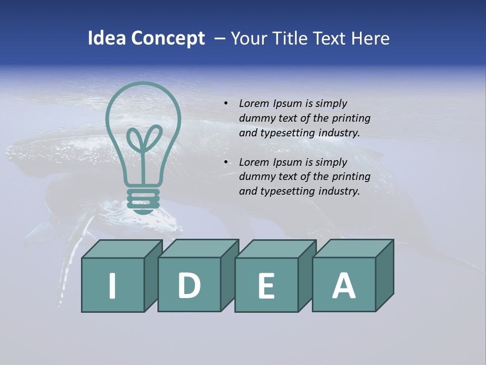 Humpbackwale Humpback Whale Orca PowerPoint Template