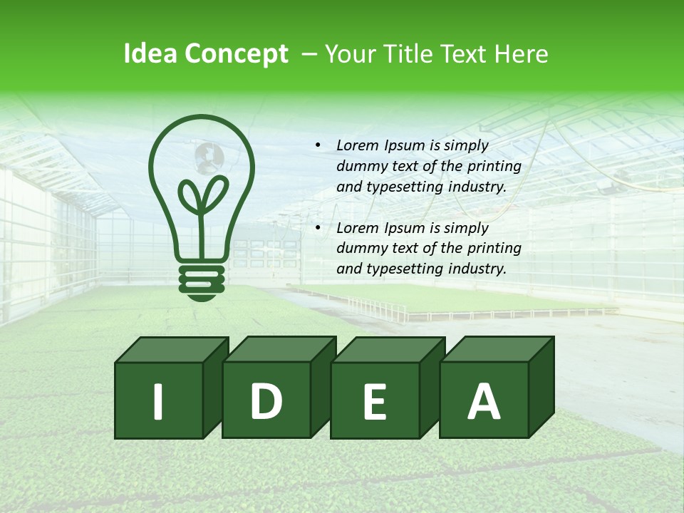 Glass Spotlight Desolate PowerPoint Template