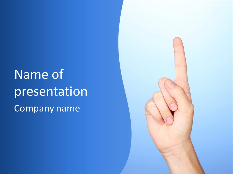 Touch High Part PowerPoint Template