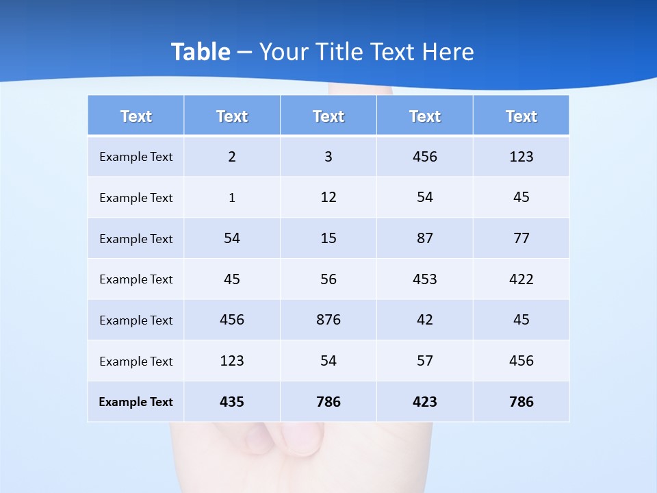 Touch High Part PowerPoint Template