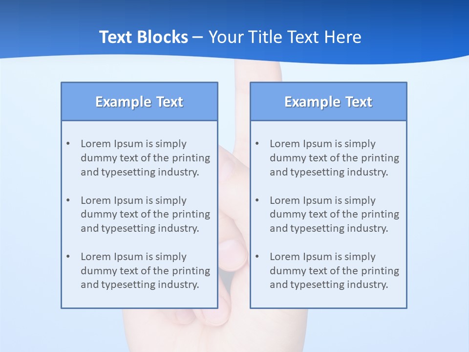 Touch High Part PowerPoint Template