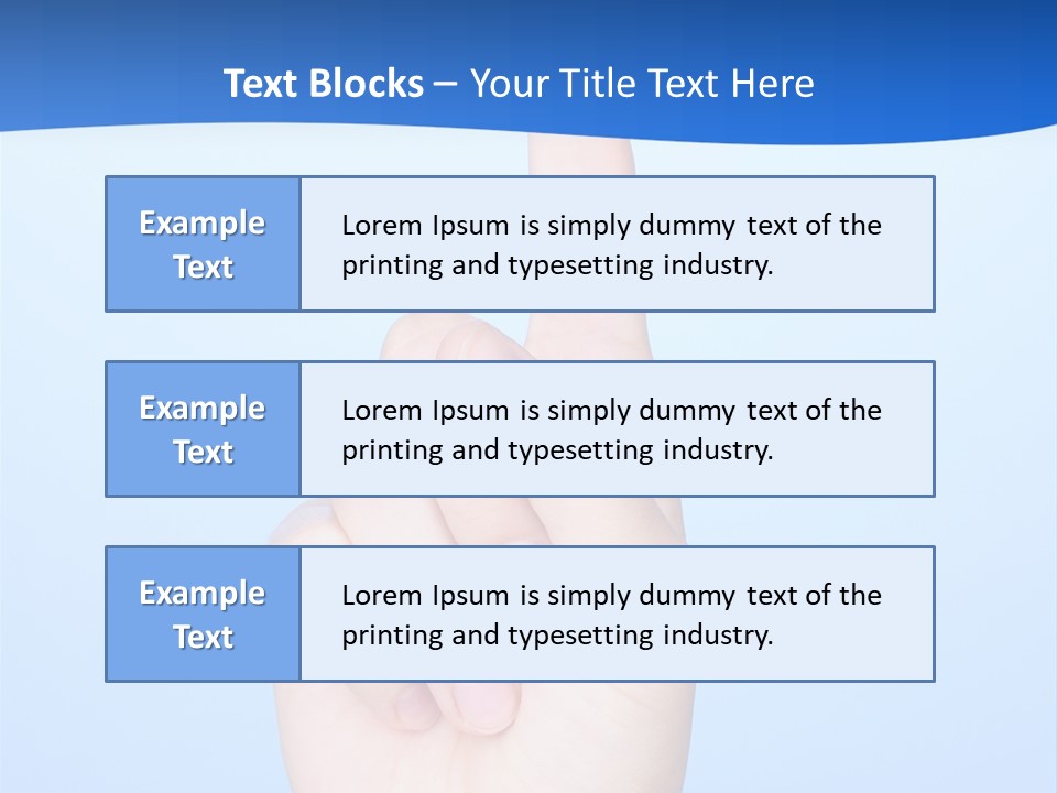 Touch High Part PowerPoint Template