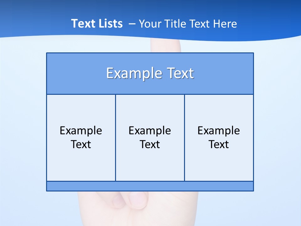 Touch High Part PowerPoint Template