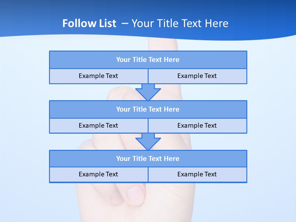 Touch High Part PowerPoint Template