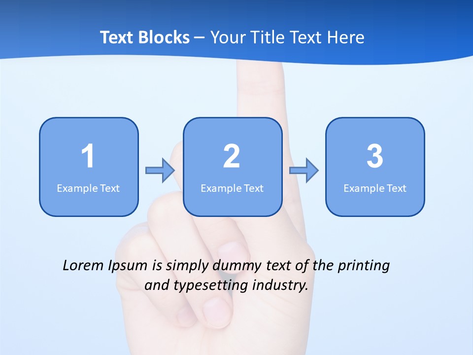 Touch High Part PowerPoint Template