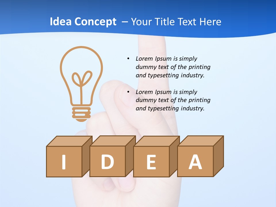 Touch High Part PowerPoint Template