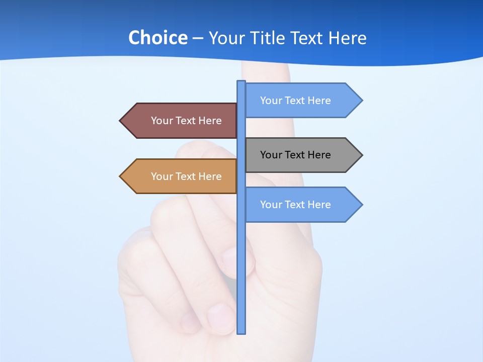 Touch High Part PowerPoint Template
