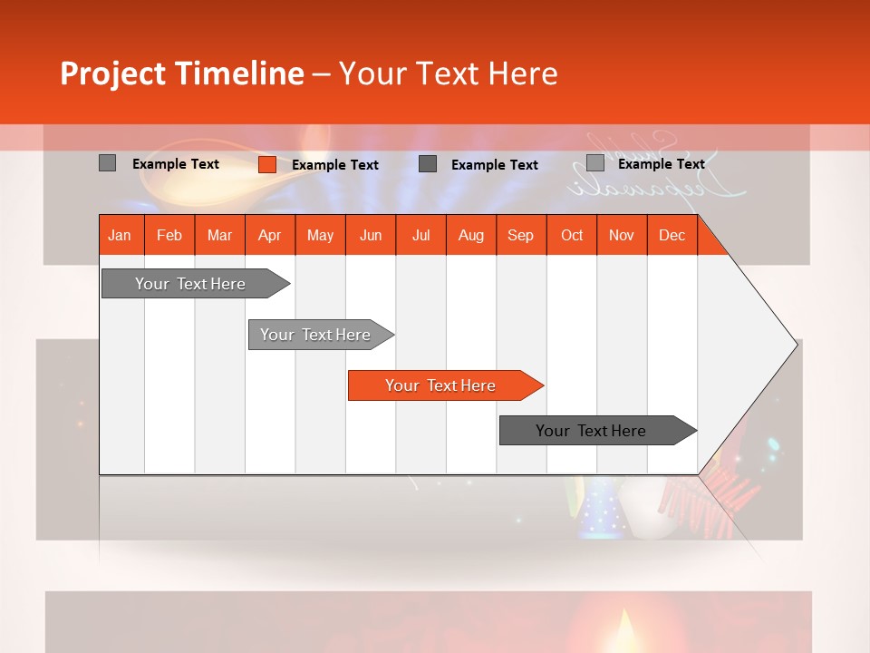 Oriental Deepawali Graphic PowerPoint Template