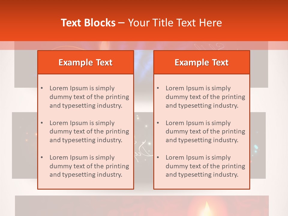 Oriental Deepawali Graphic PowerPoint Template