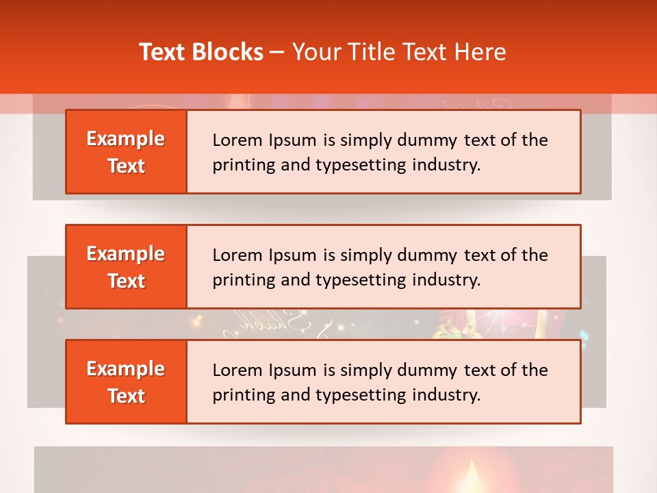 Oriental Deepawali Graphic PowerPoint Template