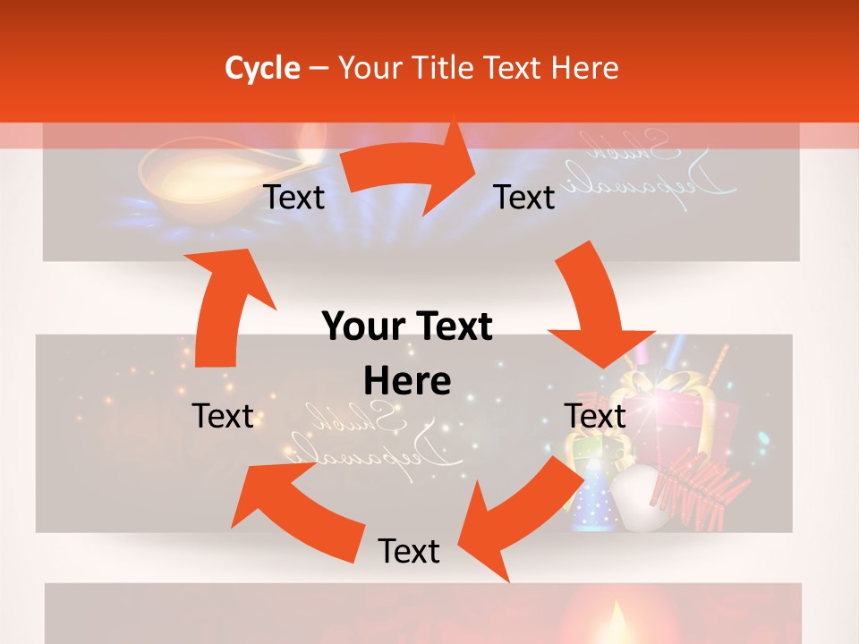 Oriental Deepawali Graphic PowerPoint Template