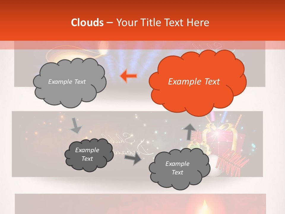 Oriental Deepawali Graphic PowerPoint Template