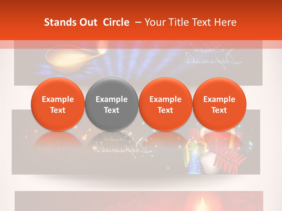 Oriental Deepawali Graphic PowerPoint Template