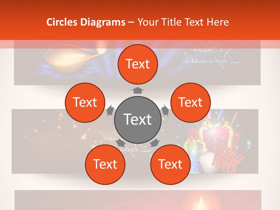 Oriental Deepawali Graphic PowerPoint Template