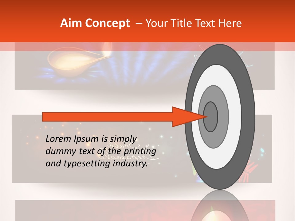Oriental Deepawali Graphic PowerPoint Template