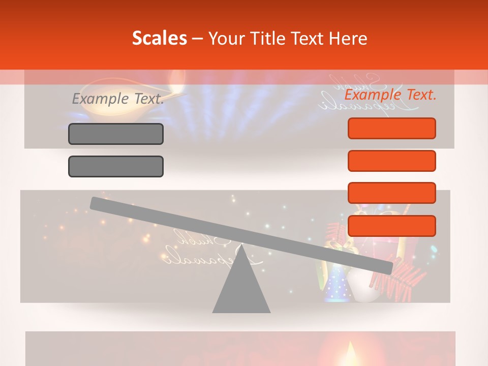 Oriental Deepawali Graphic PowerPoint Template