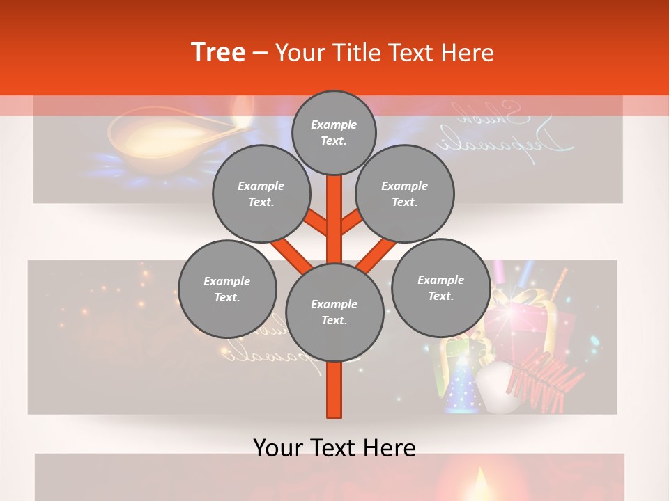 Oriental Deepawali Graphic PowerPoint Template