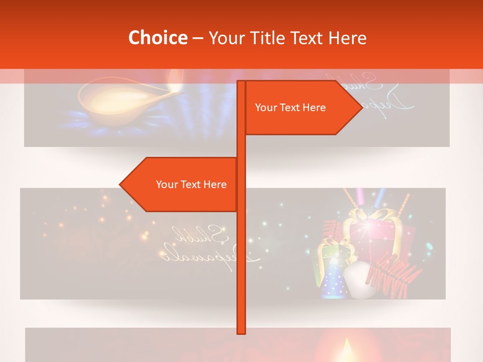 Oriental Deepawali Graphic PowerPoint Template