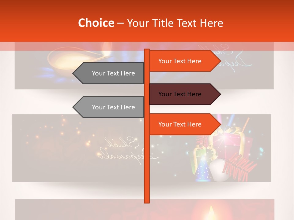 Oriental Deepawali Graphic PowerPoint Template