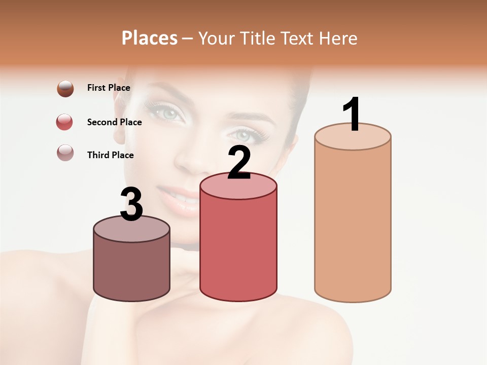 Beauty Face Female PowerPoint Template