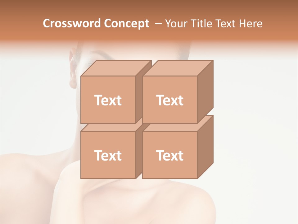 Beauty Face Female PowerPoint Template