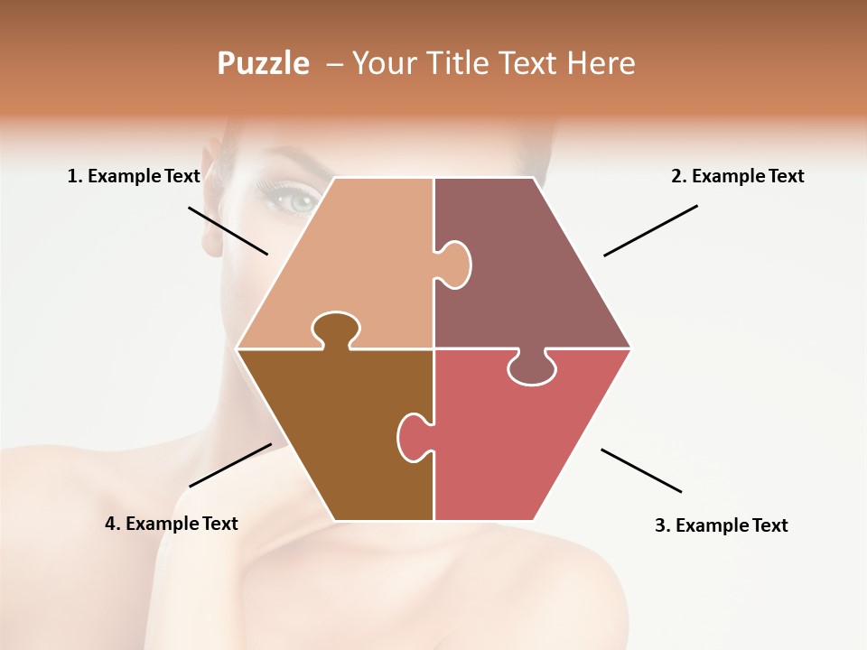 Beauty Face Female PowerPoint Template