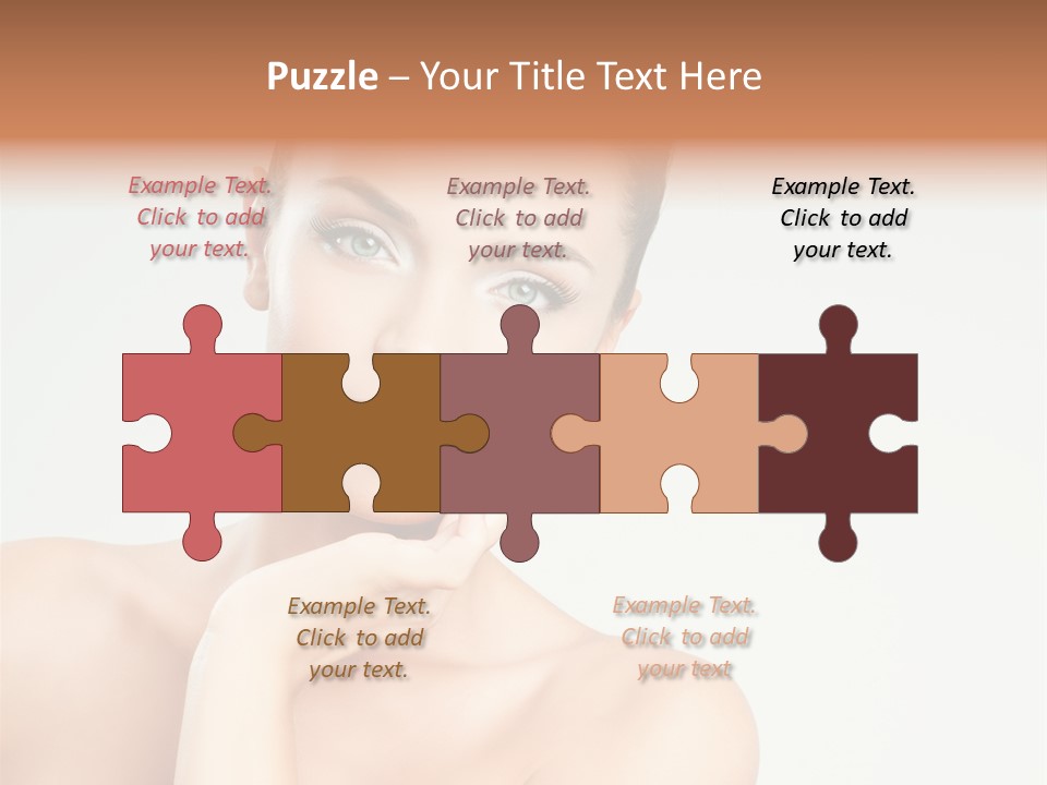 Beauty Face Female PowerPoint Template