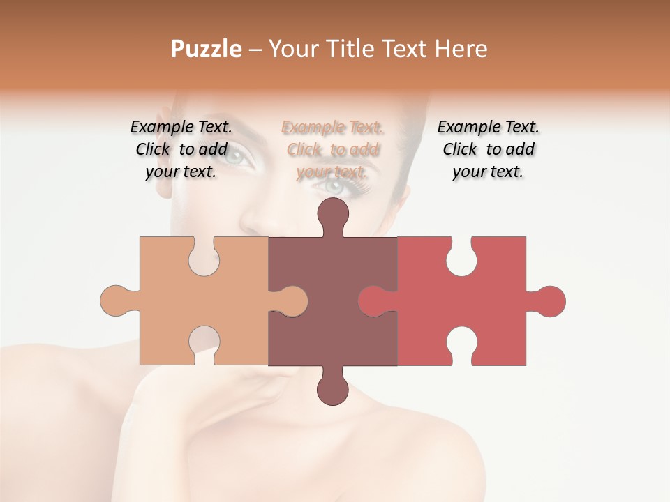 Beauty Face Female PowerPoint Template