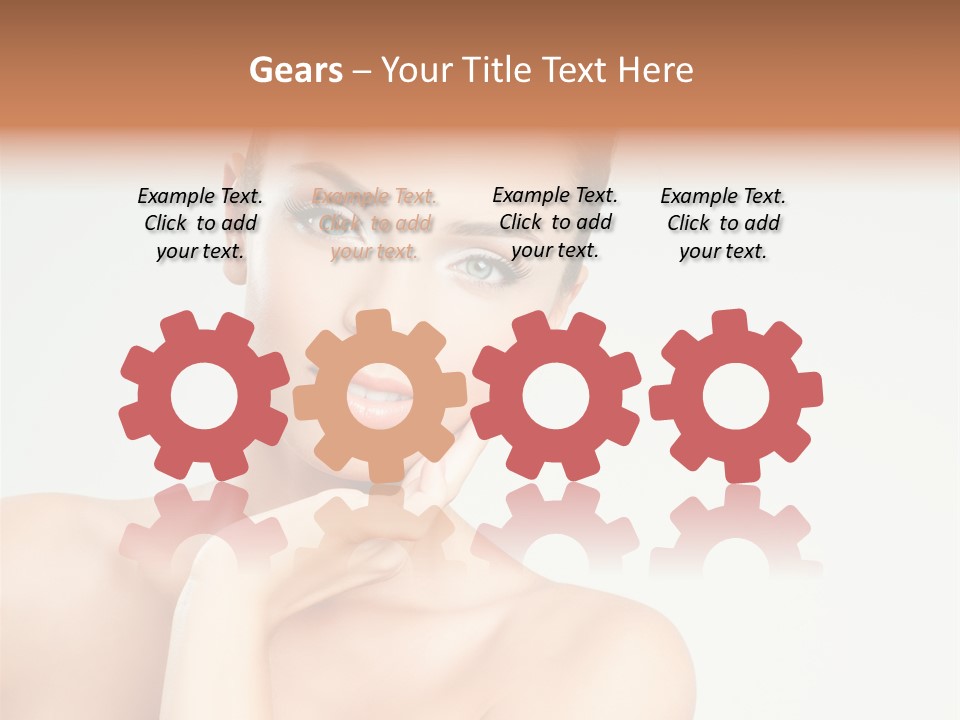 Beauty Face Female PowerPoint Template