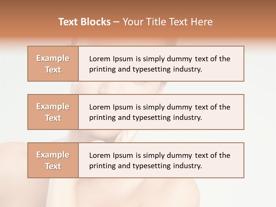 Beauty Face Female PowerPoint Template