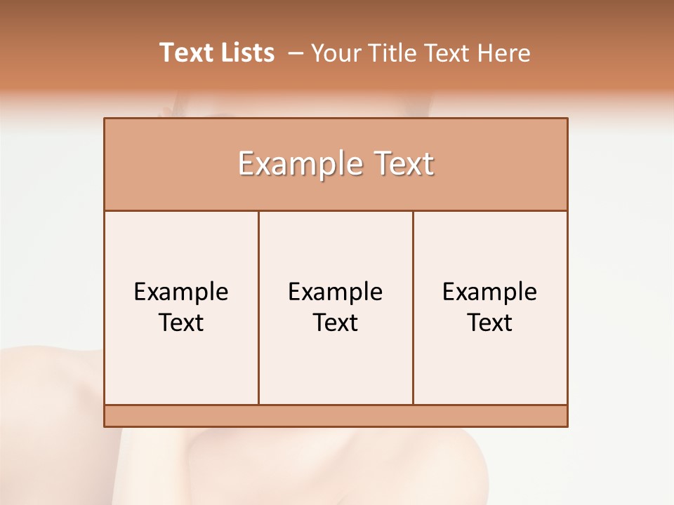 Beauty Face Female PowerPoint Template