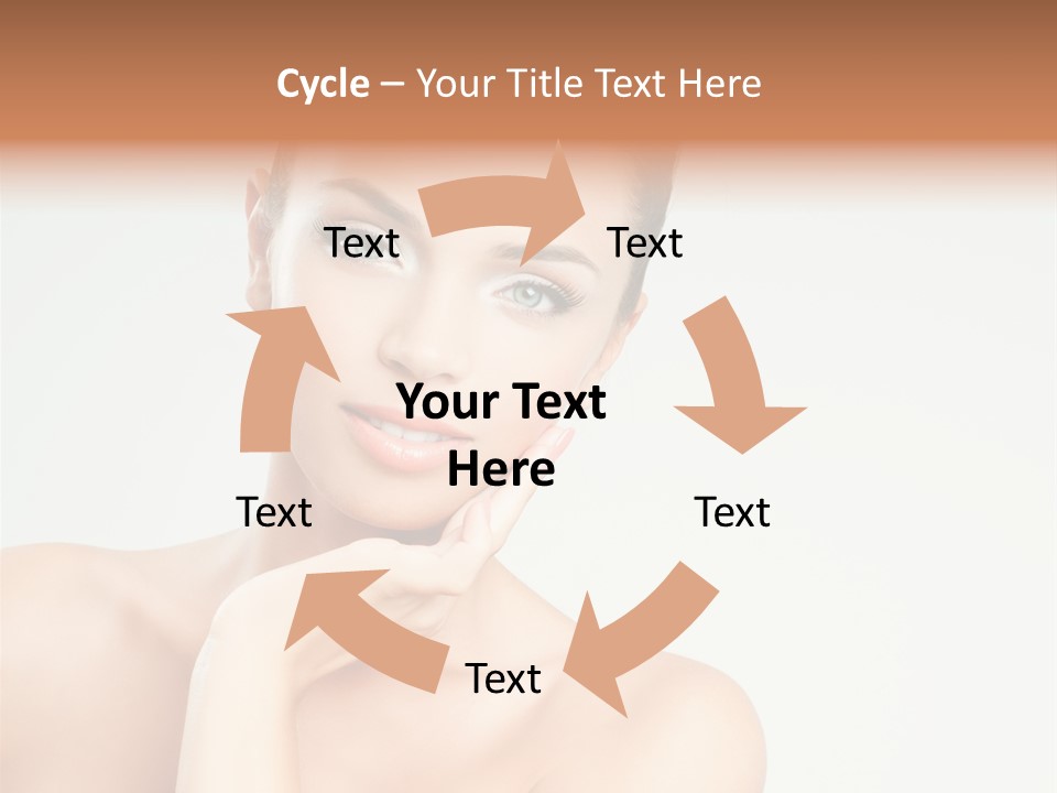 Beauty Face Female PowerPoint Template